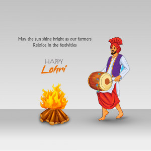 Happy Lohri hd images poster banner status and hd photos